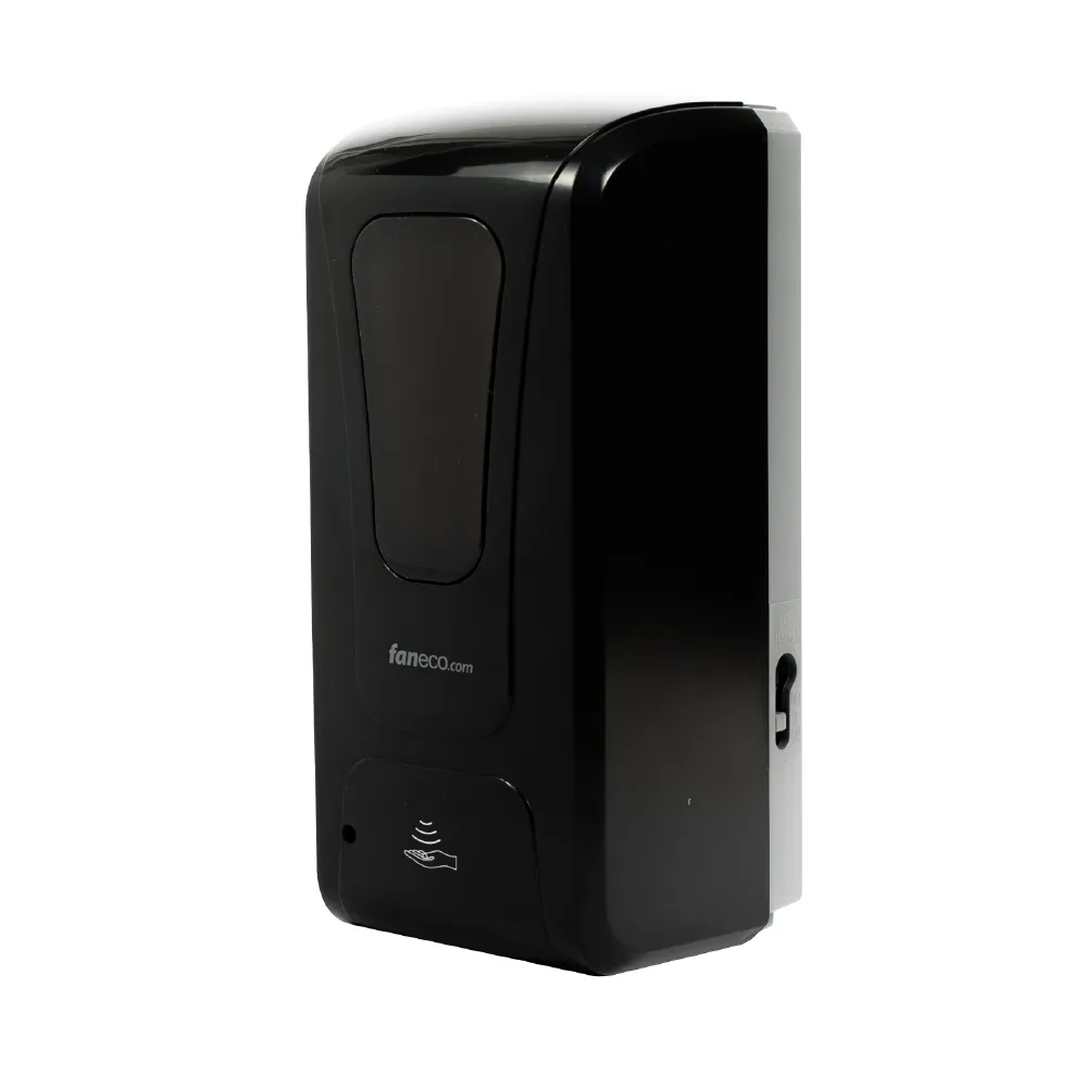Bezdotykový nástenný dávkovač na mydlo Faneco 1 l čierny