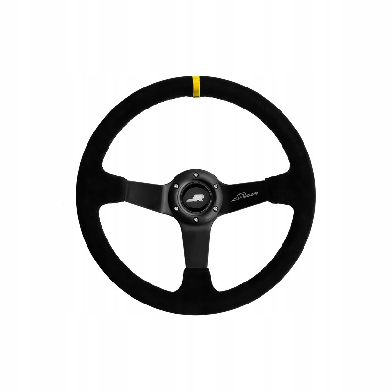 KIEROWNICA SPORTOWA JRSPEC 350MM / 80MM ŻÓŁTY PASEK Producent części Inny