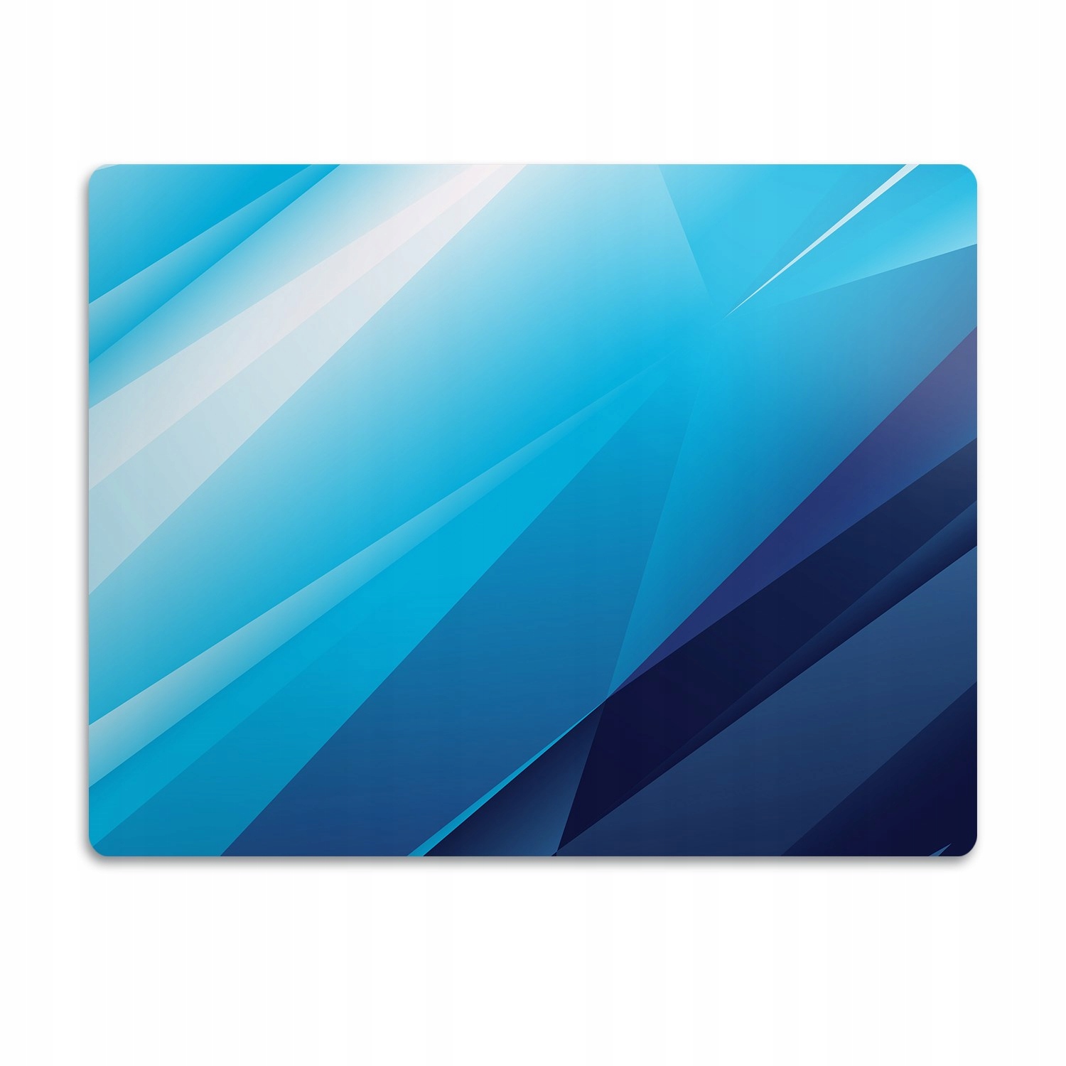 Levně Pro psa podložka pod misky Modrá abstrakce 60x40