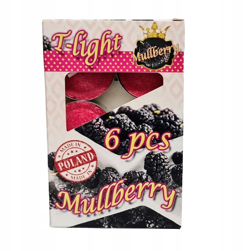 

Podgrzewacz Zapach Mullberry (morwa) 6 szt