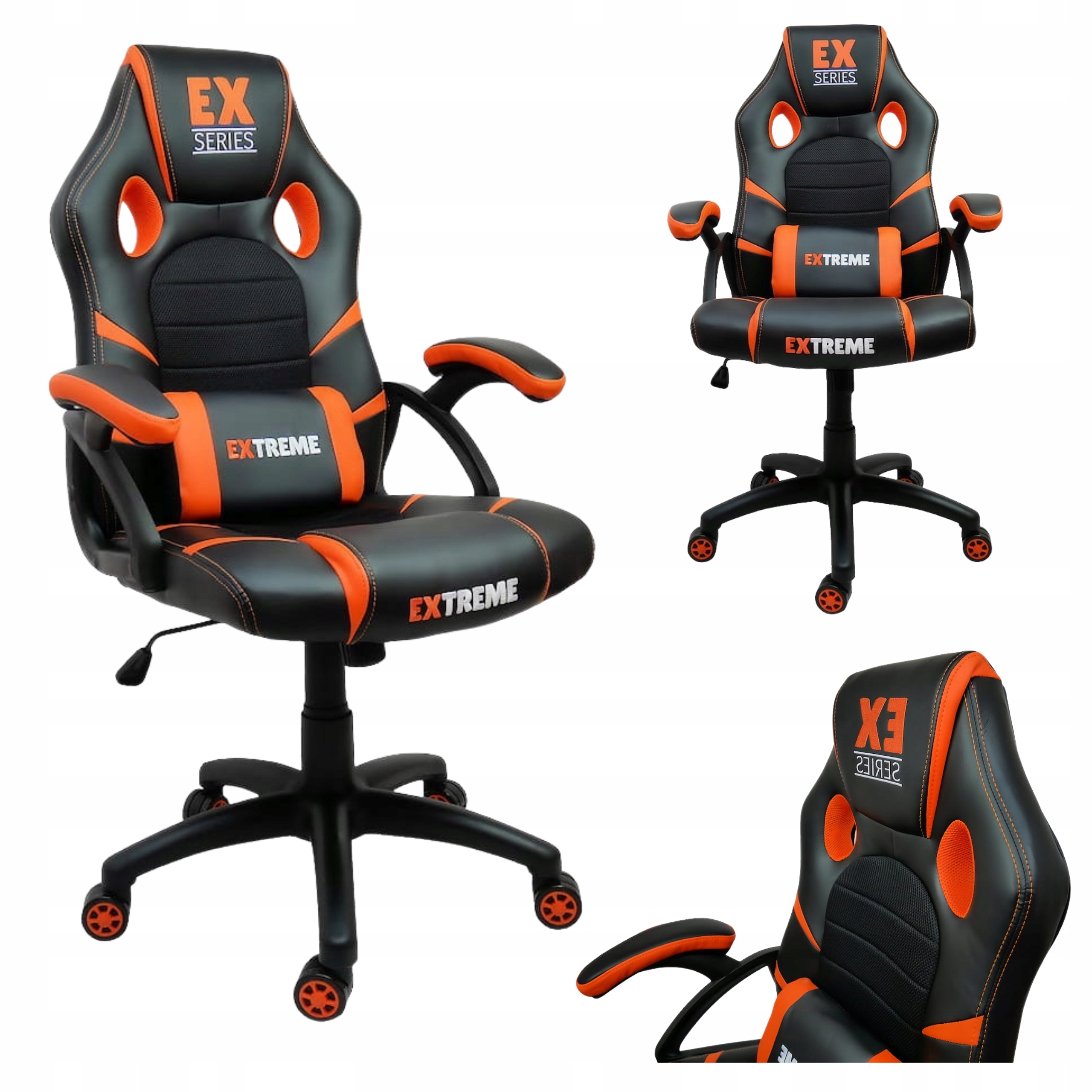 Fotel Gamingowy dla Dzieci obrotowy Gracza podłokietniki Poduszka