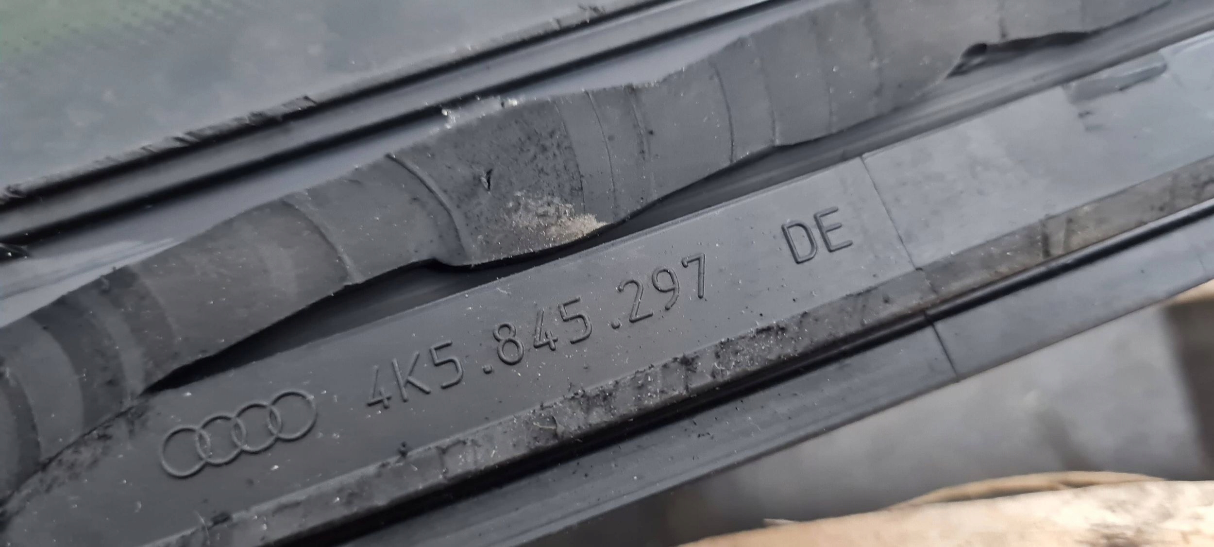 A6 C8 4K S6 window bodywork left left rear part CHROM AS3 23R 2023 4K5845297A
