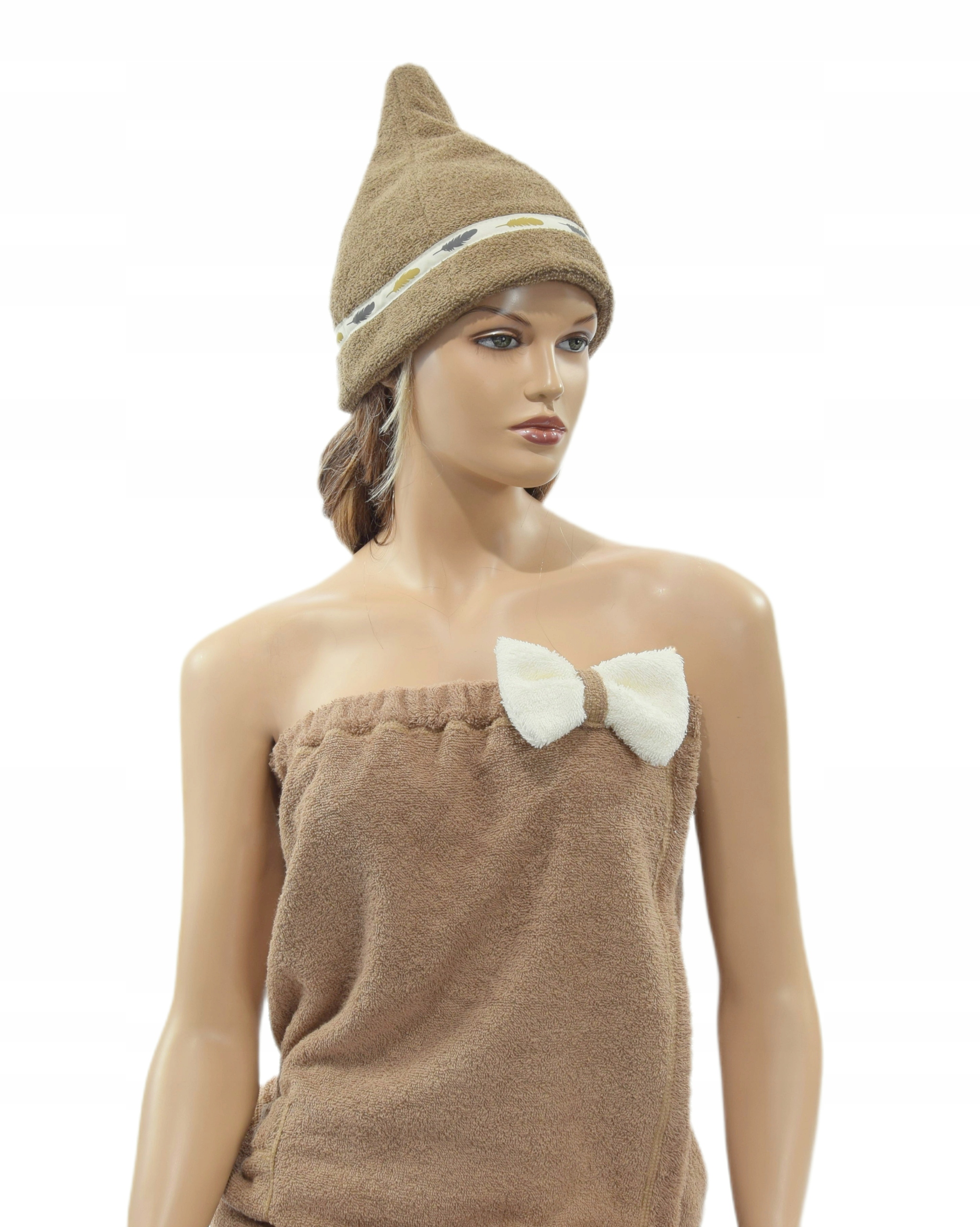 Dámsky uterák do sauny 4-dielny set 100 % bavlna -L