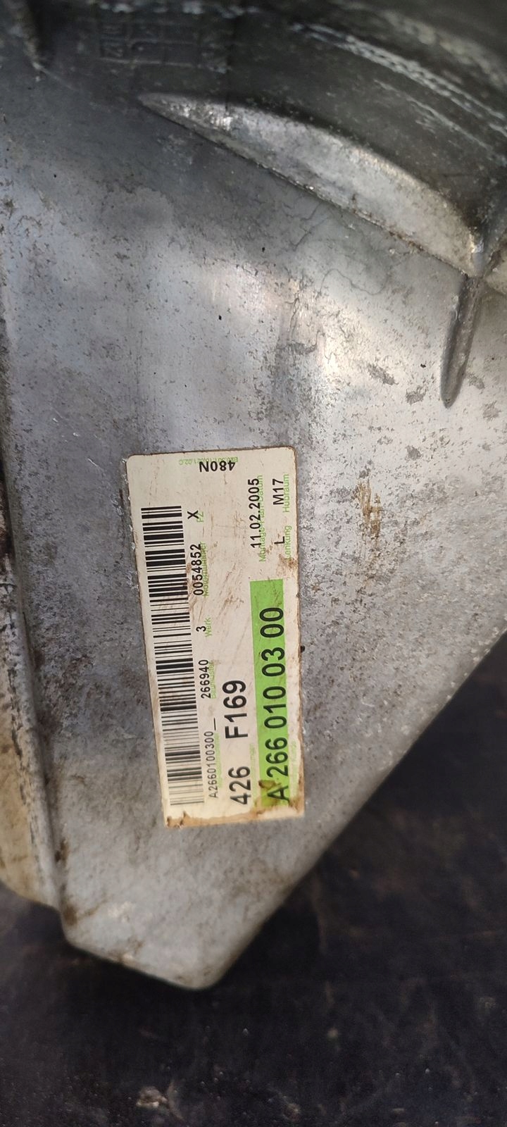 engine 266940 Mercedes W169 1,7