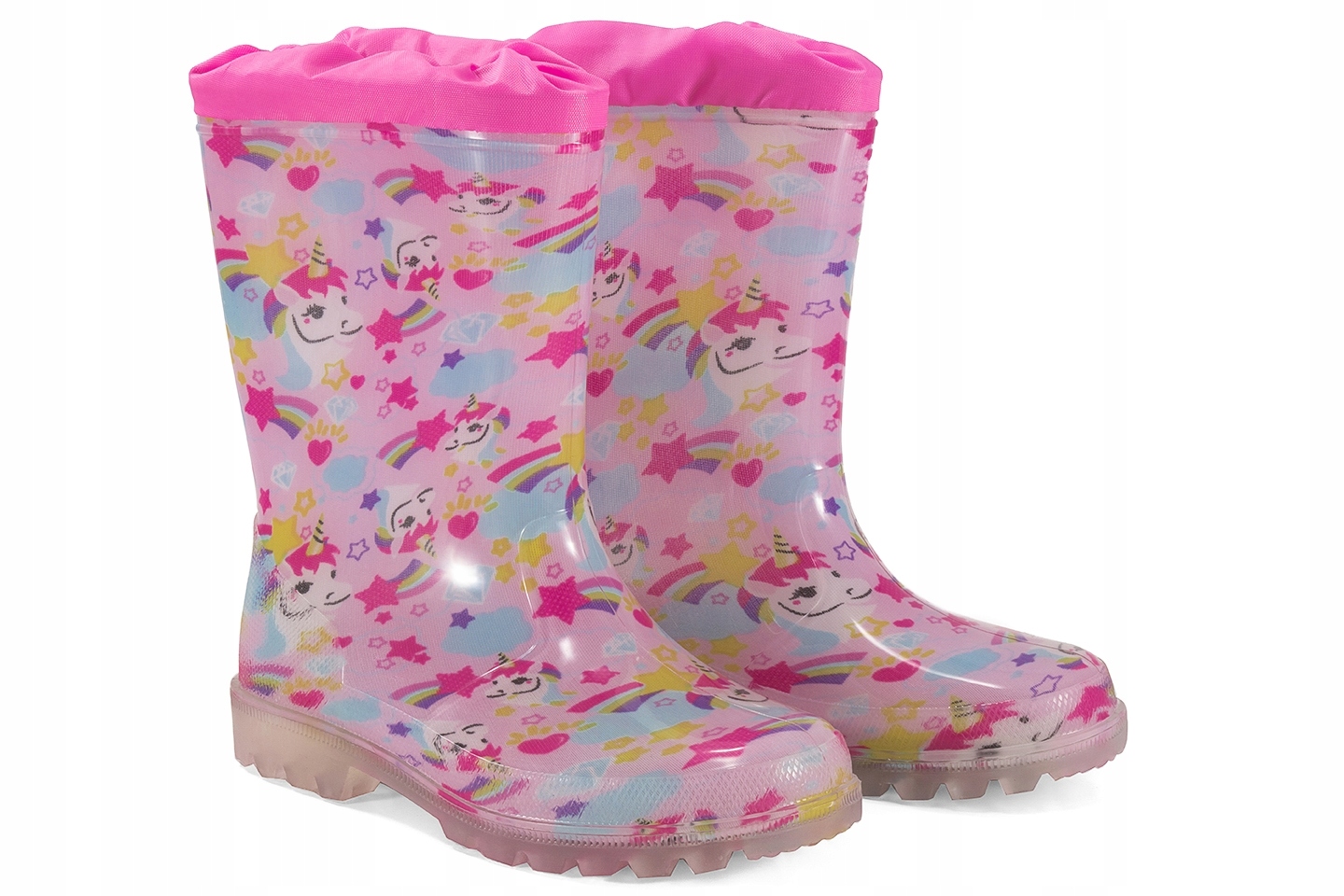 WOJTYŁKO 2G2201R KALOSZE GUMOWCE DZIEWCZĘCE jednorożec różowe Płeć dziewczynki