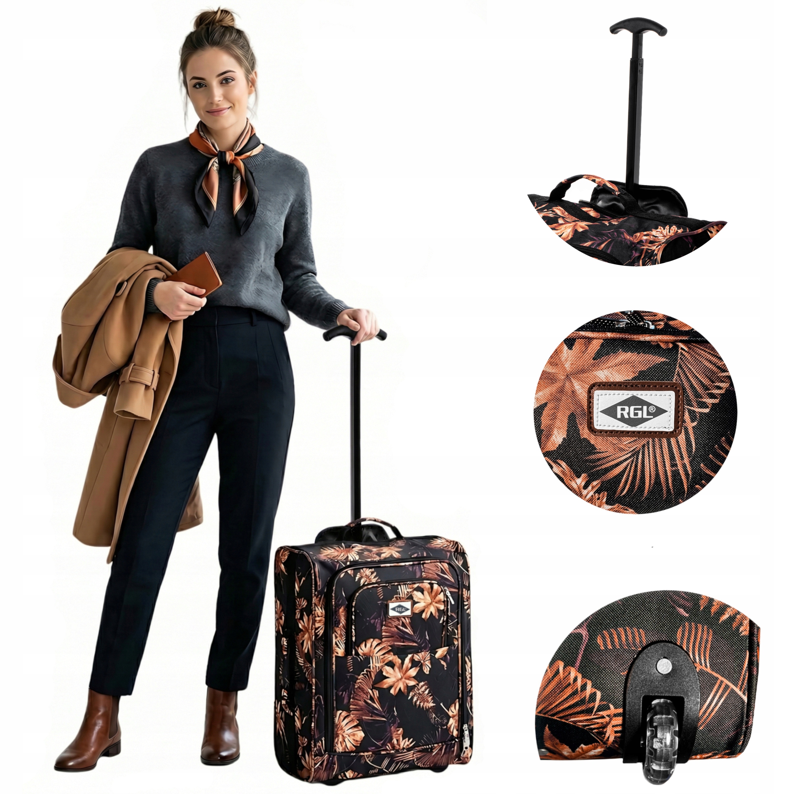 Walizka torba podróżna bagaż podręczny Ryanair 55x40x20