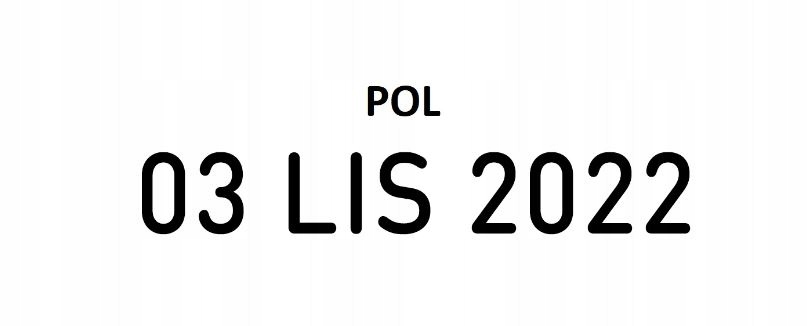 Datownik Trodat 4810 wersja daty POLSKA Kod producenta 4810