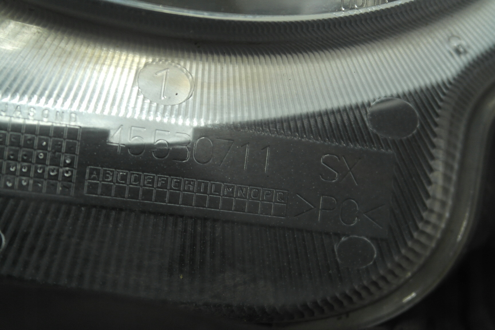 FIAT 500 07-14 light front left front fog light H7 45530711 OE