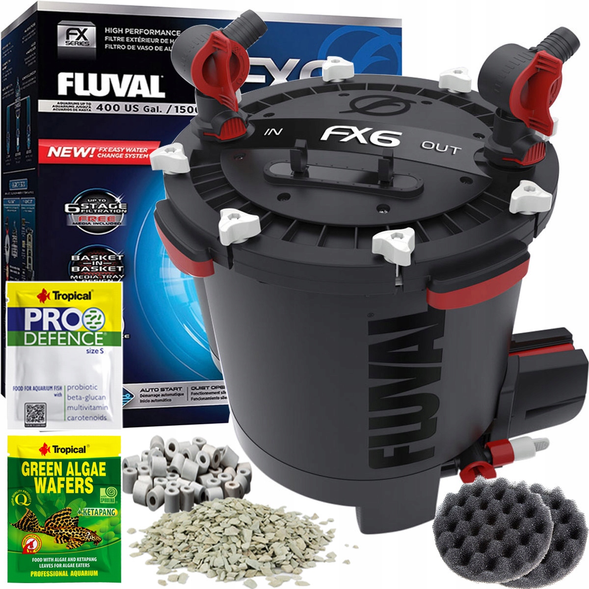 FLUVAL FX6 Filtr Zewnętrzny Kubełkowy 13450264770 Allegro.pl