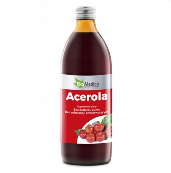

Sok z owoców Aceroli 1L Naturaln bez Cukru Acerola