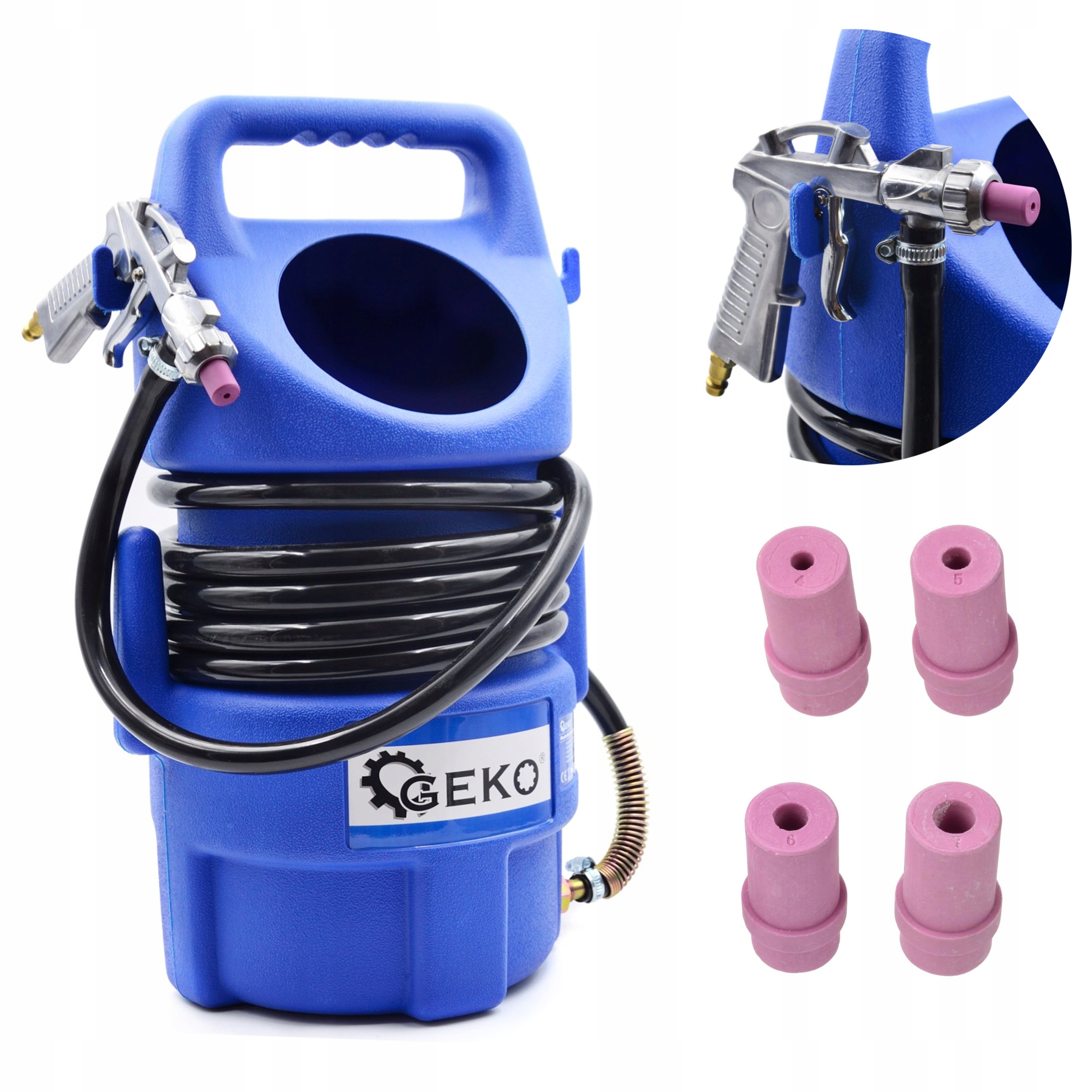 PIASKARKA SYFONOWA 10L DO PIASKOWANIA 4 DYSZE