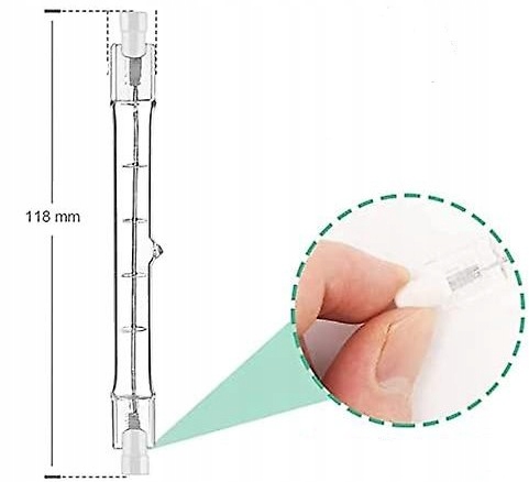 

Żarówka żarnik 118mm 200W Eco Halogen