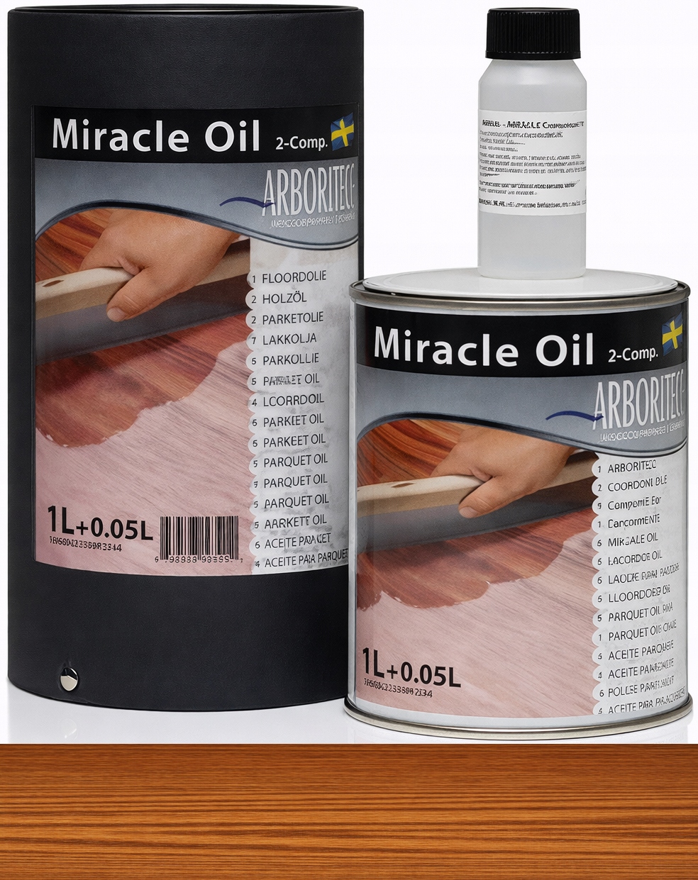 Arboritec Miracle Oil Red Brown Červený bronz 1,05L olej na parkety 2K