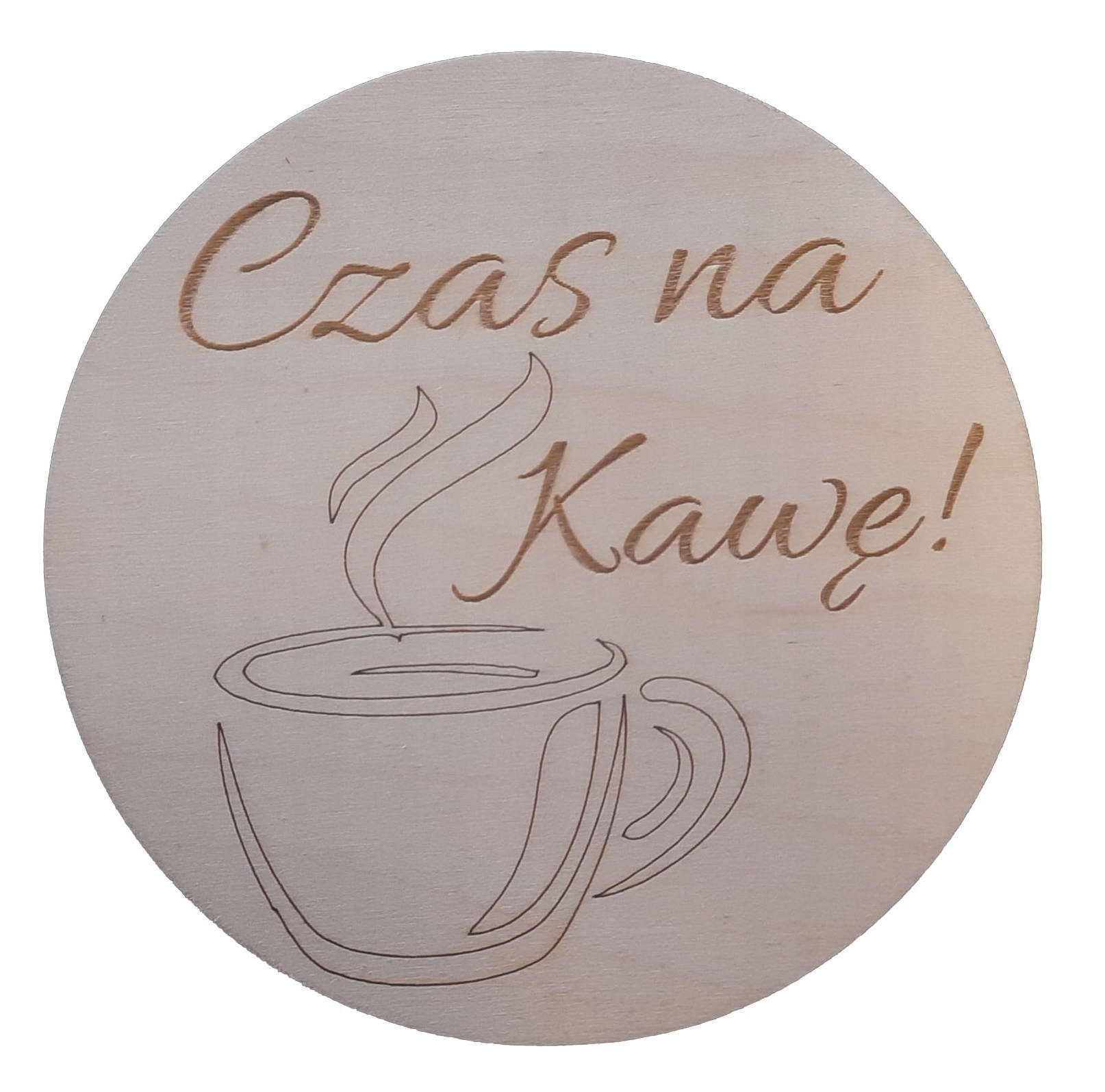 

Podkładka pod kubek kawa piwo drewno Grawer