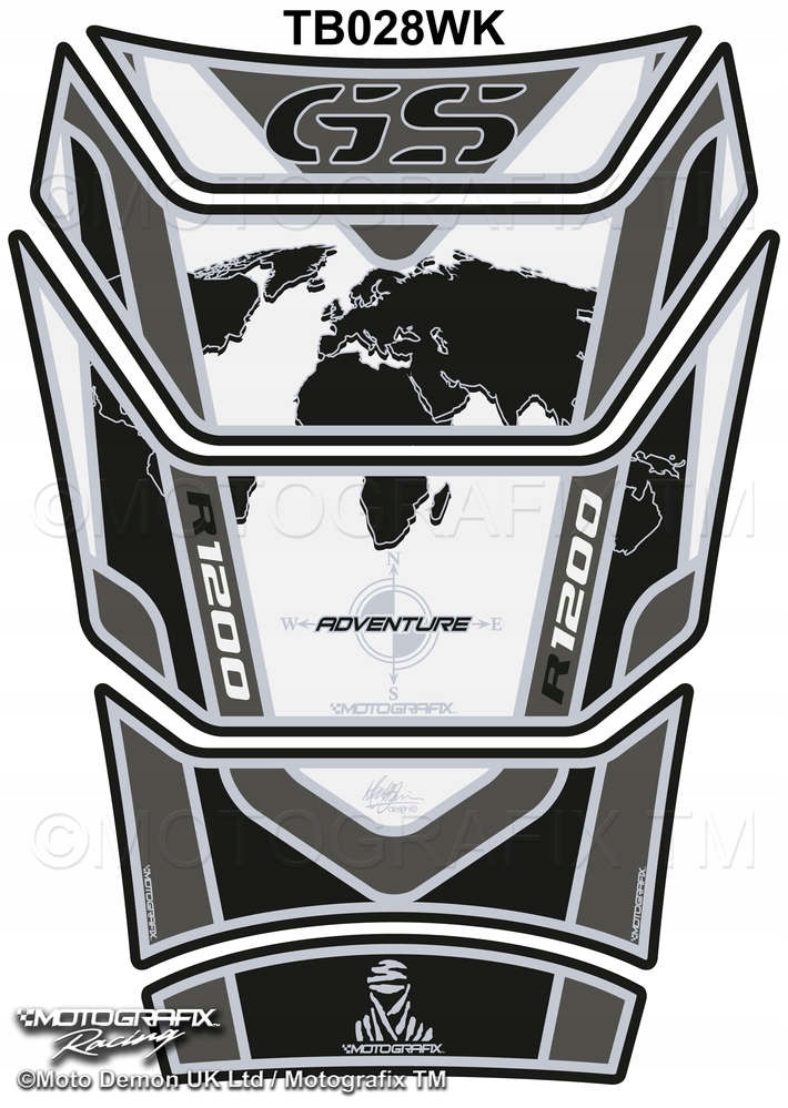 TANKPAD MOTOGRAFIX BMW R1200GS Adventure 2006-2013