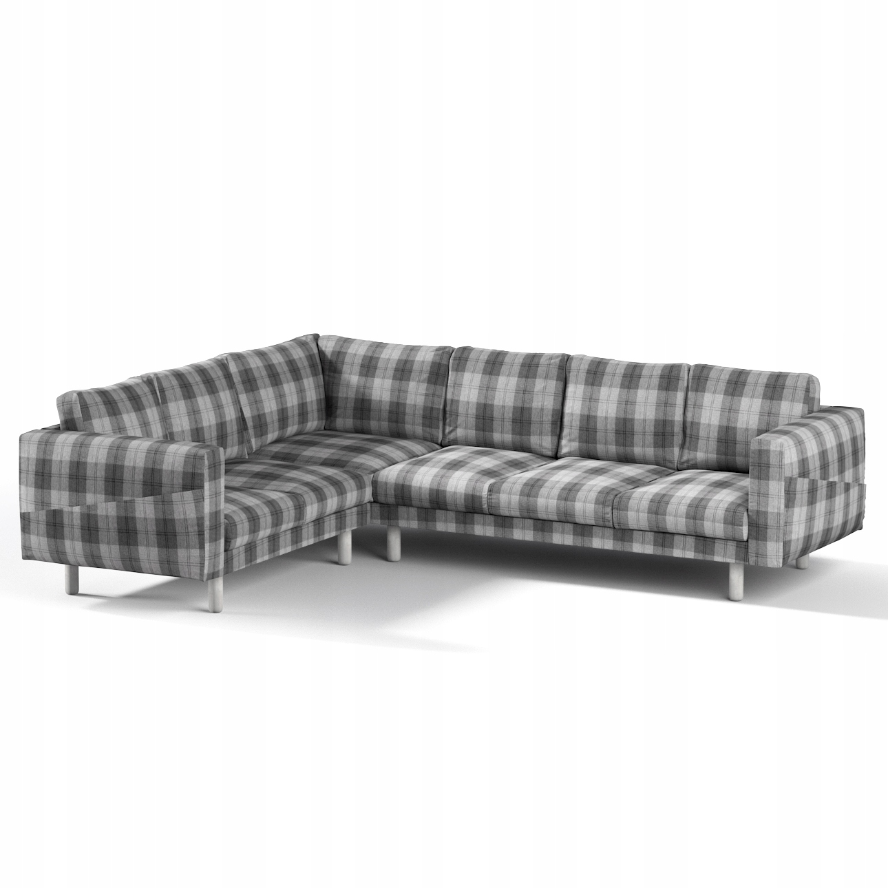 Dekoria potah na rohovou pohovku Norsborg pro 5 osob Ikea šedý