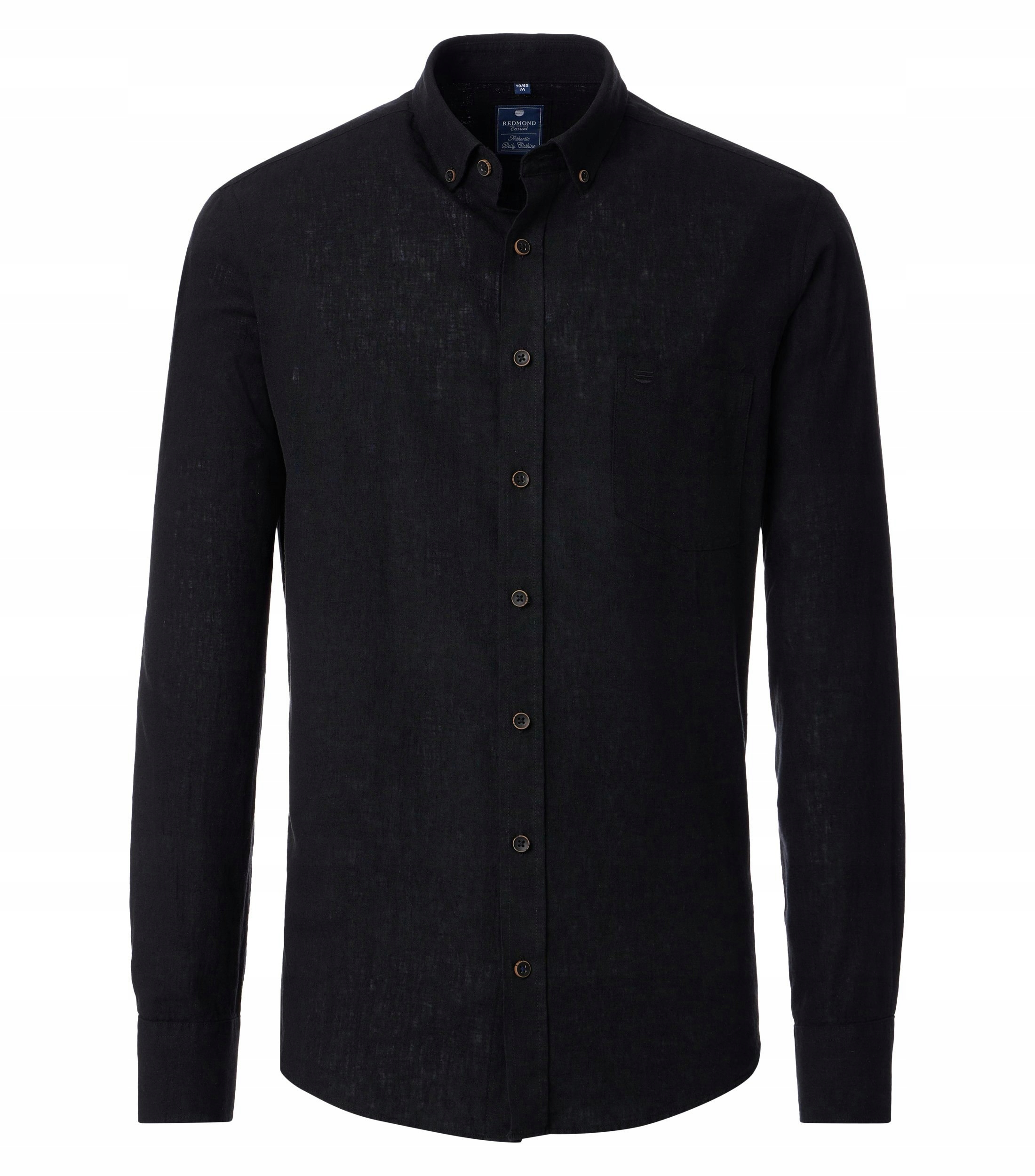 Redmond Velké Velikosti Casual Košile Léto Dlouhý Lněný Rukáv 6XL 182 cm