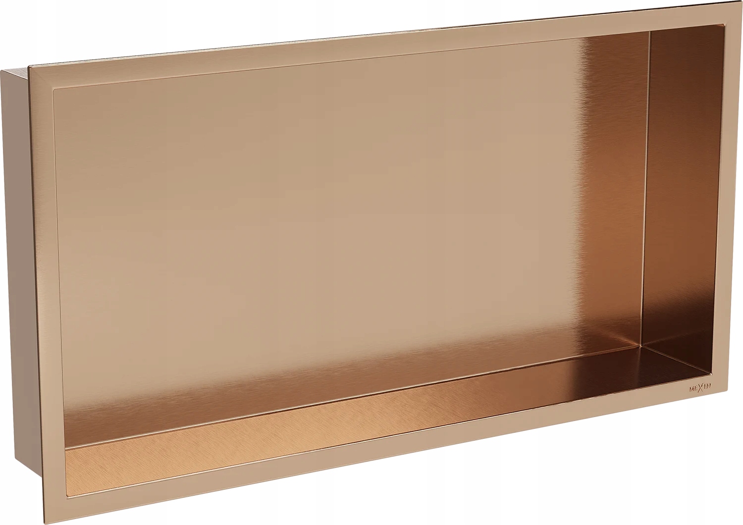 Półka wnękowa pod prysznic łazienkowa kołnierz 60x30 Mexen X-Wall miedź