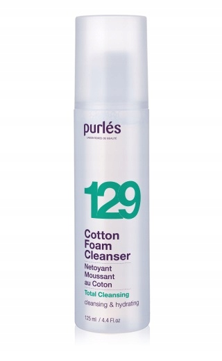 purles 129 Cotton Foam Cleanser pianka myjąca z wyciągiem z bawełny 125ml