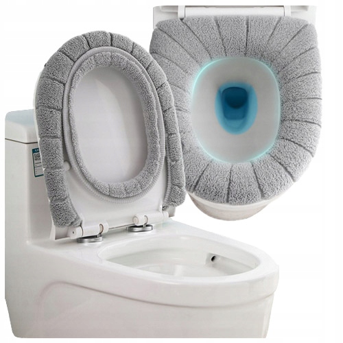 

Pokrowiec Na Deskę Sedesową Wc Klozetową Szary