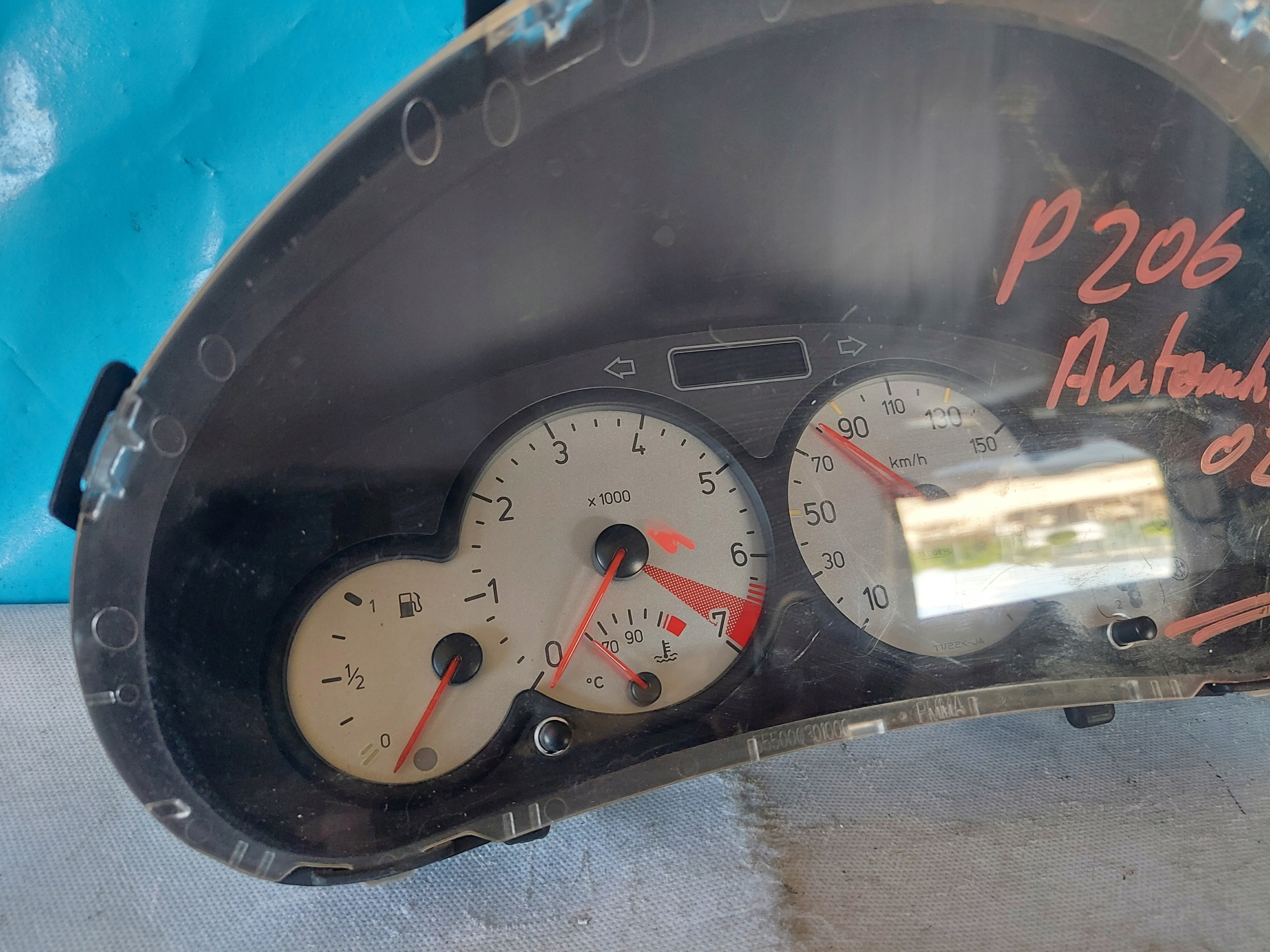 dials clock PEUGEOT 206 1.6 B 9648836880
