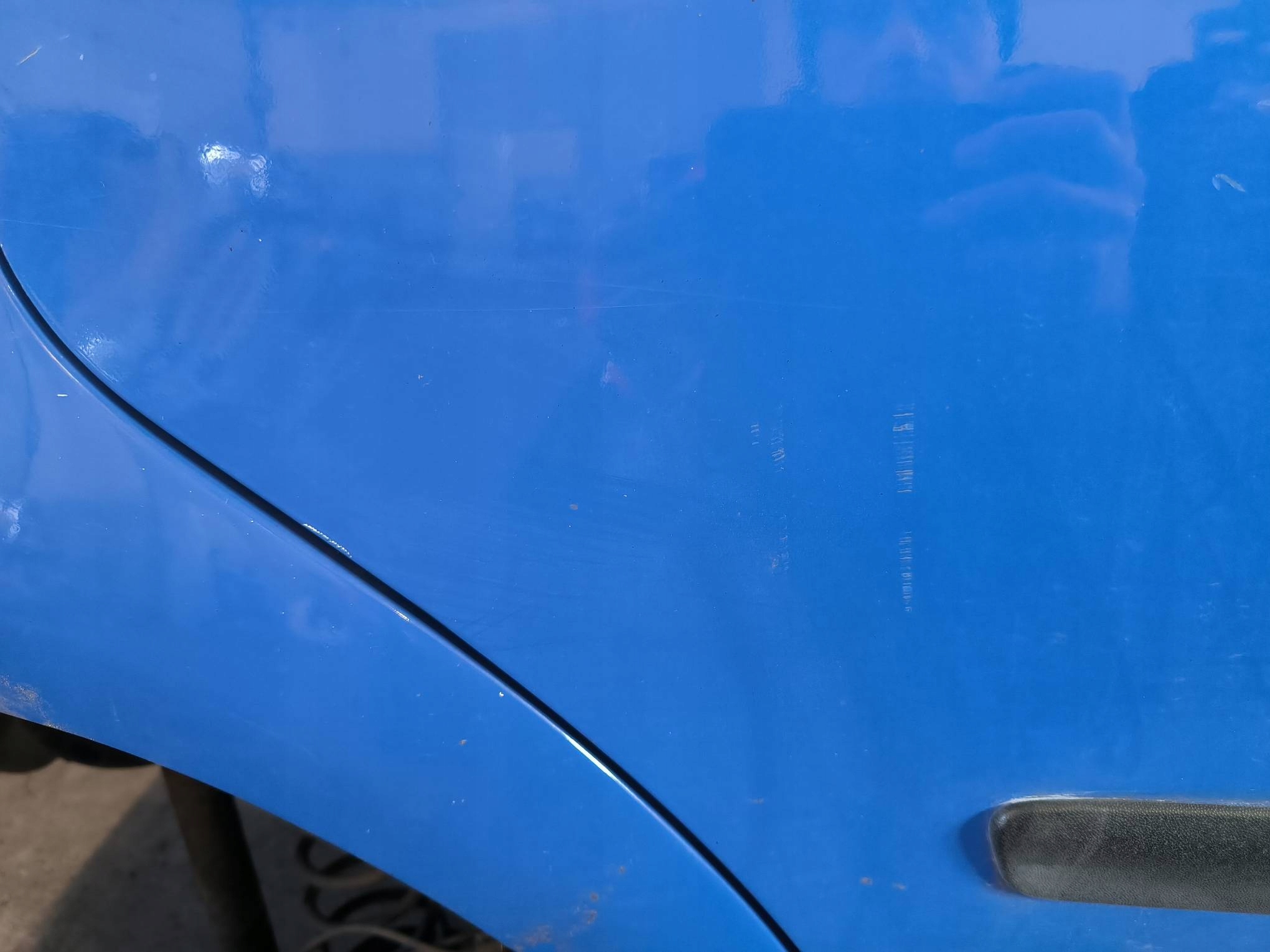 Tür rechts heck LA5F VOLKSWAGEN POLO IV