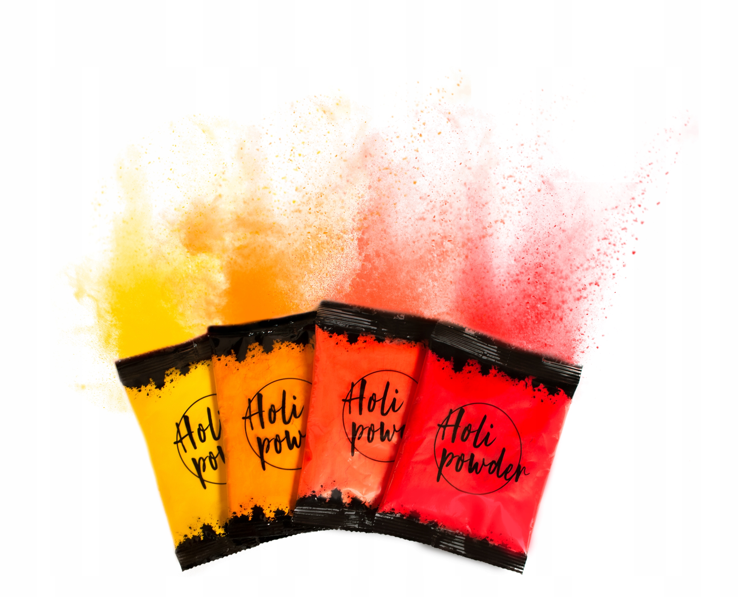 Holi Powder kolorowe farby na Festiwal Kolorów x4 Waga 60 g