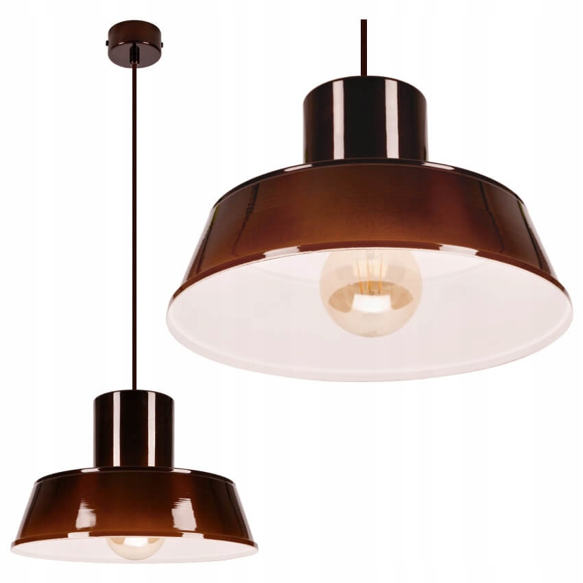 Lampa Sufitowa Wisząca Nad Stół Żyrandol Do Kuchni Retro Vintage E27 Polly