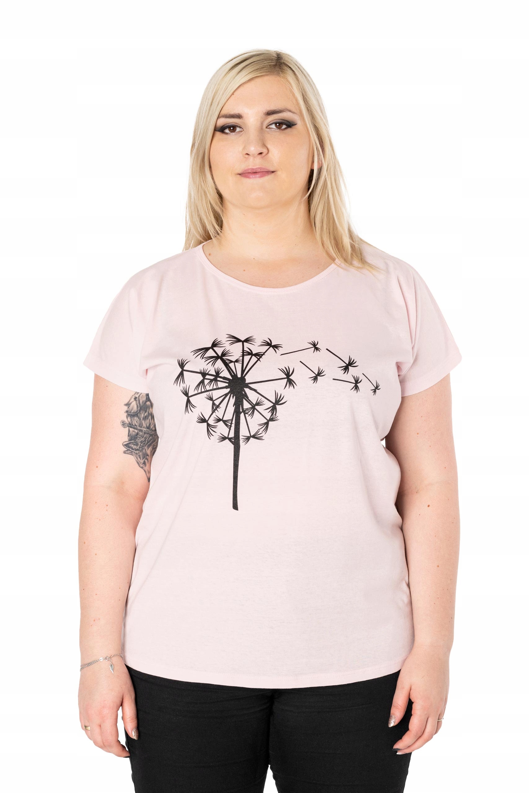 

Duża Koszulka Bluzka Damska T-shirt Top KD17-6 7XL