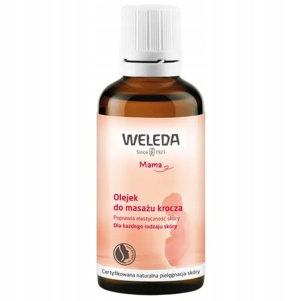 Weleda Mama, olej na masáž hráze, 50 ml