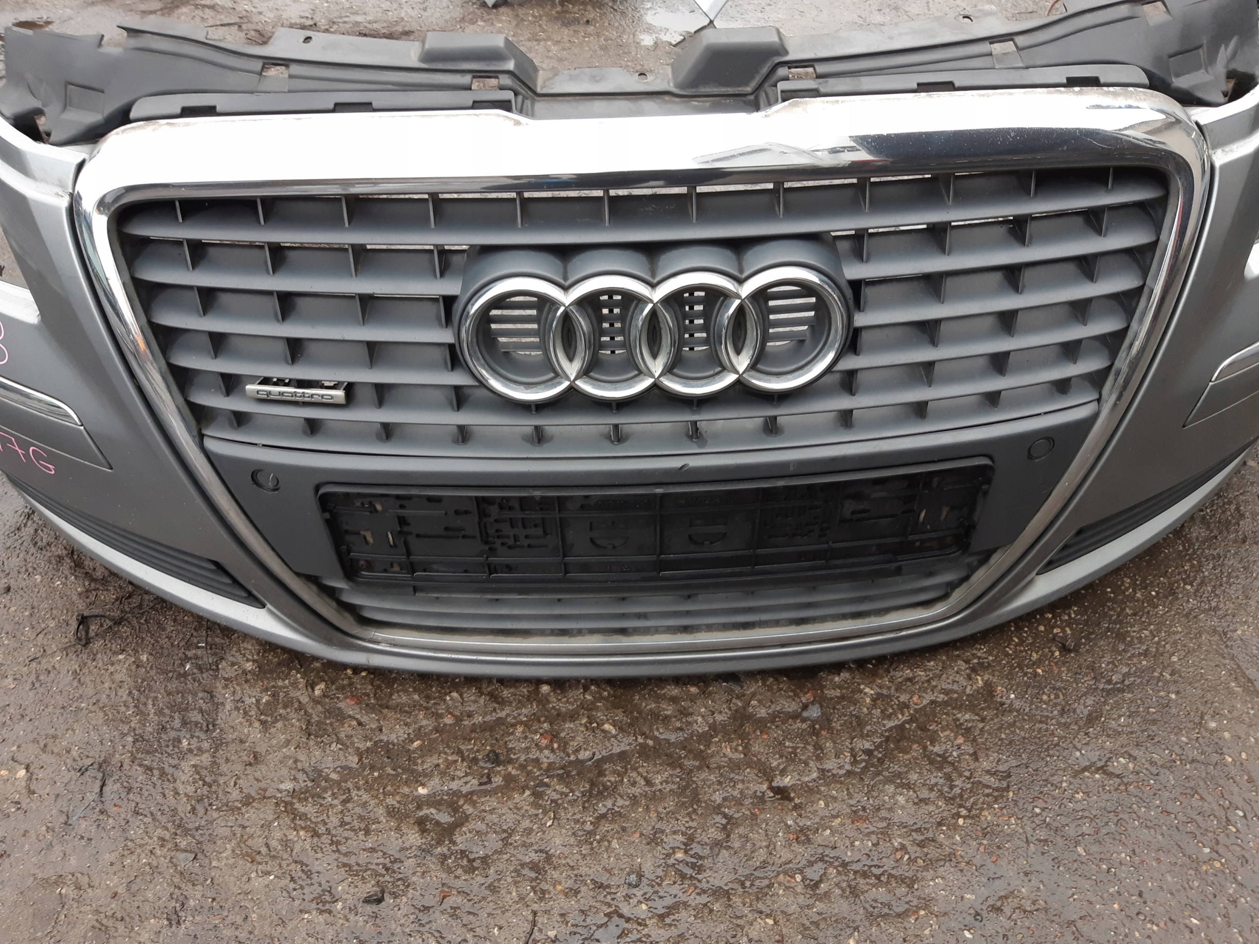 AUDI A8 D3 bumper front front grill grille washers PDC XENON LY7G