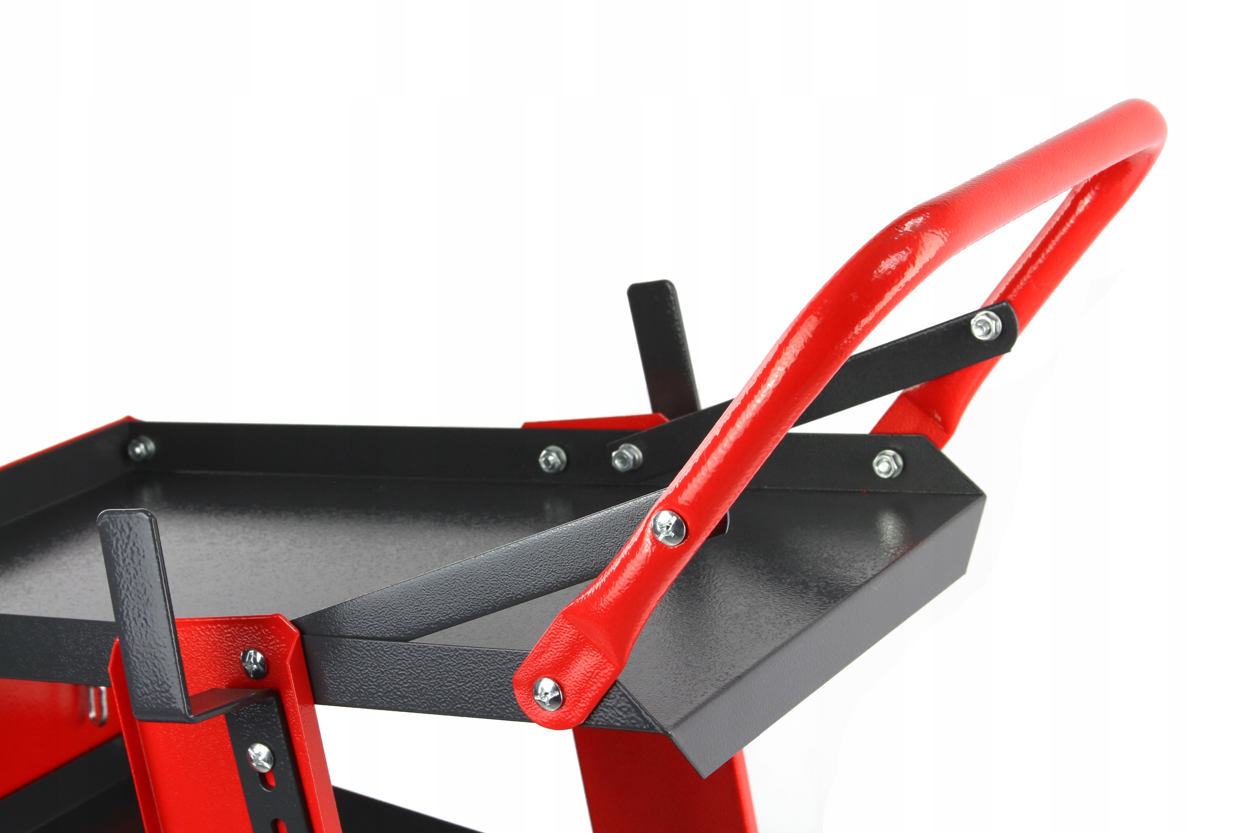 WÓZEK SPAWALNICZY DO SPAWAREK z półką na butle METALOWE KÓŁKA POD MIGOMAT Wysokość produktu 88 cm