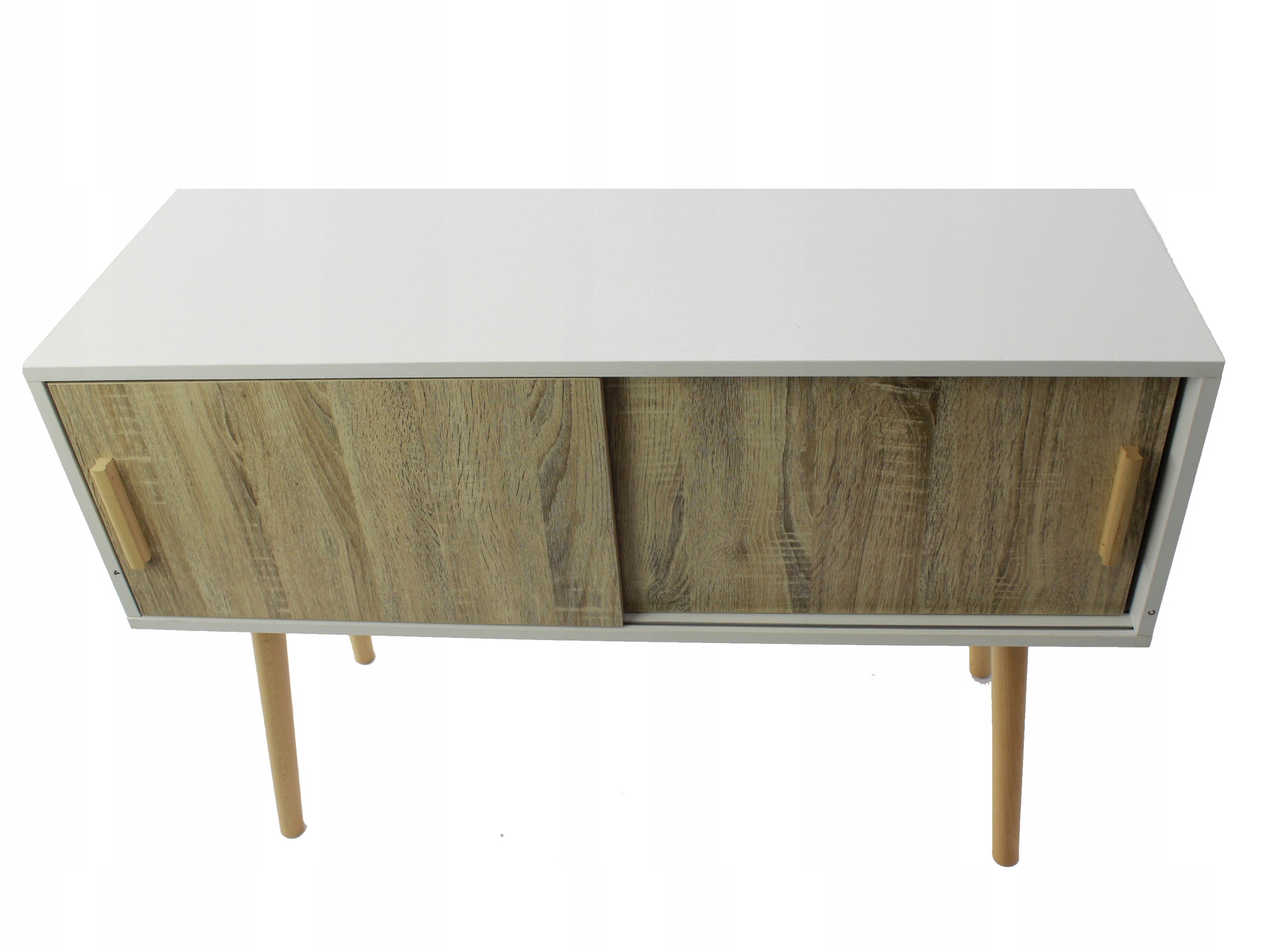 Komoda szafka 2x przesuwane drzwi nogi BUK 100x38 Kod producenta 287143