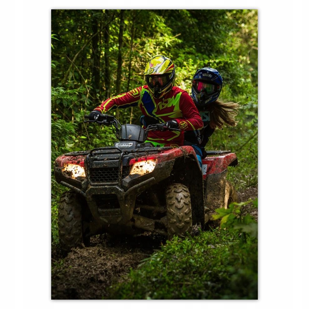 

Naklejki 50x70 Quad Cztery kółka Teren