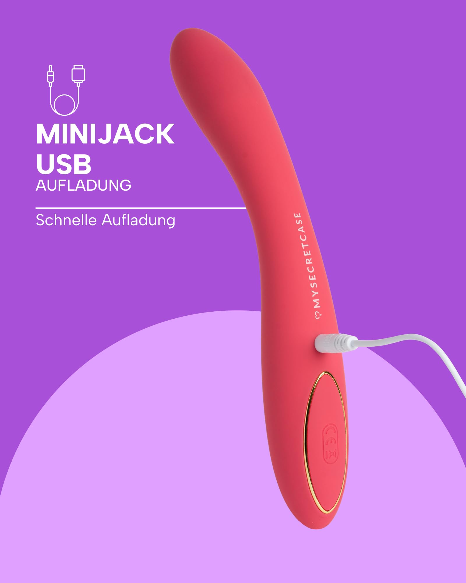 MYSECRETCASE G-Spot Vibrator 22cm Heated Clitoral Stimulator — miniatura 3