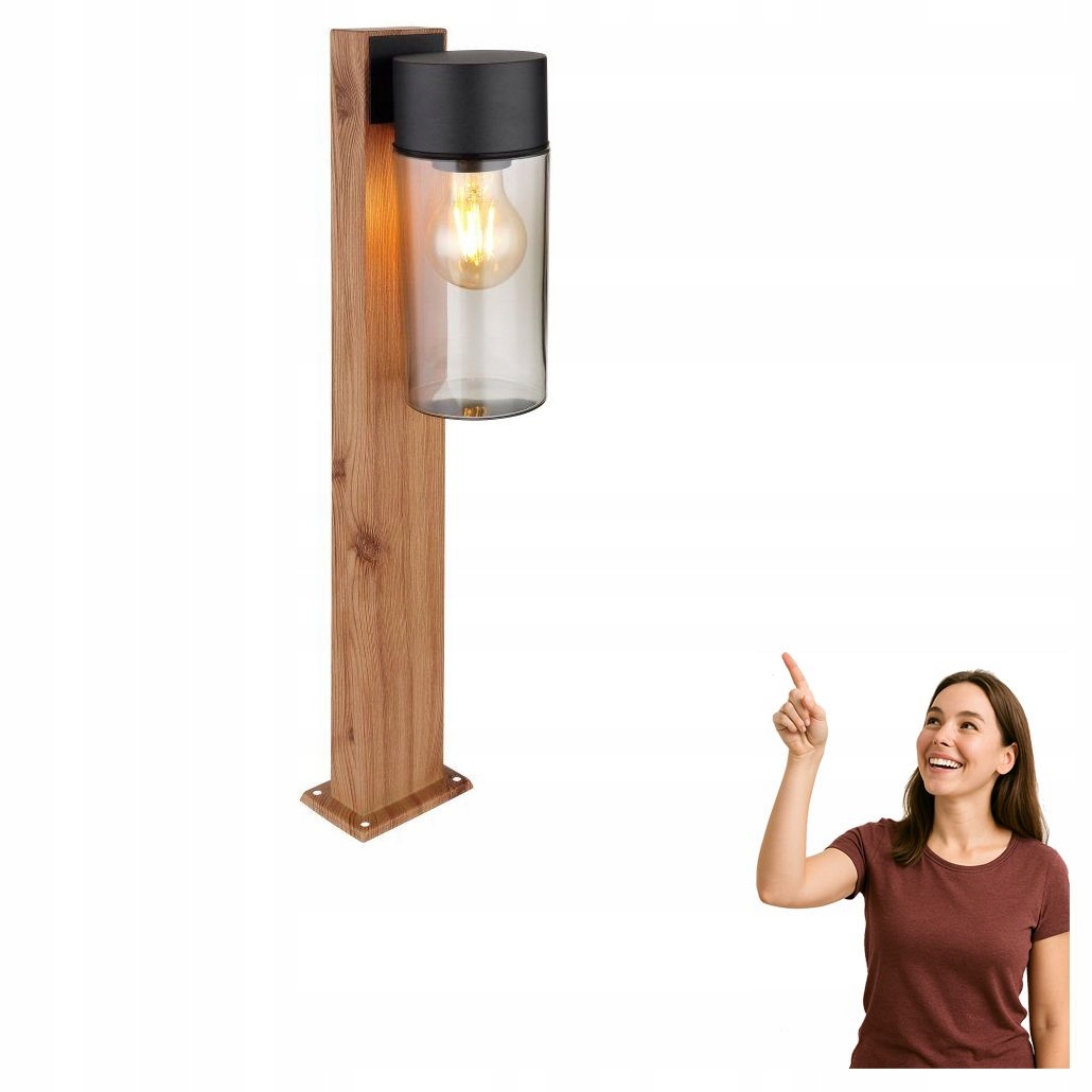 Vonkajšia lampa záhradný stĺpik Etsi 31976 Globo