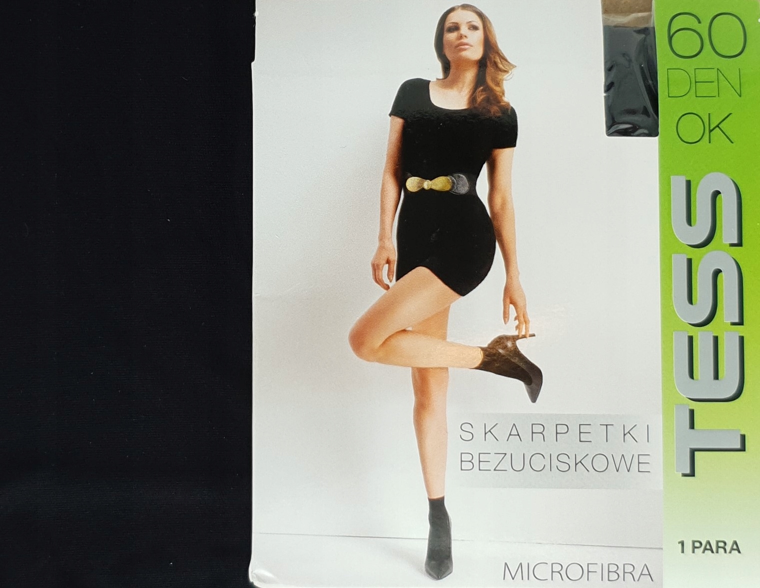 

Skarpetki mikrofibra 60 Den Tess Nero czarne