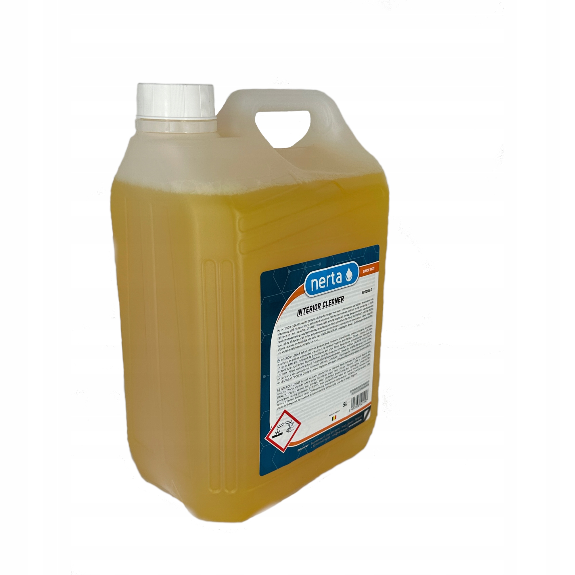 Do Czyszczenia Wnętrza Auta NERTA INTERIOR CLLEANER Pojemność opakowania 5000 ml