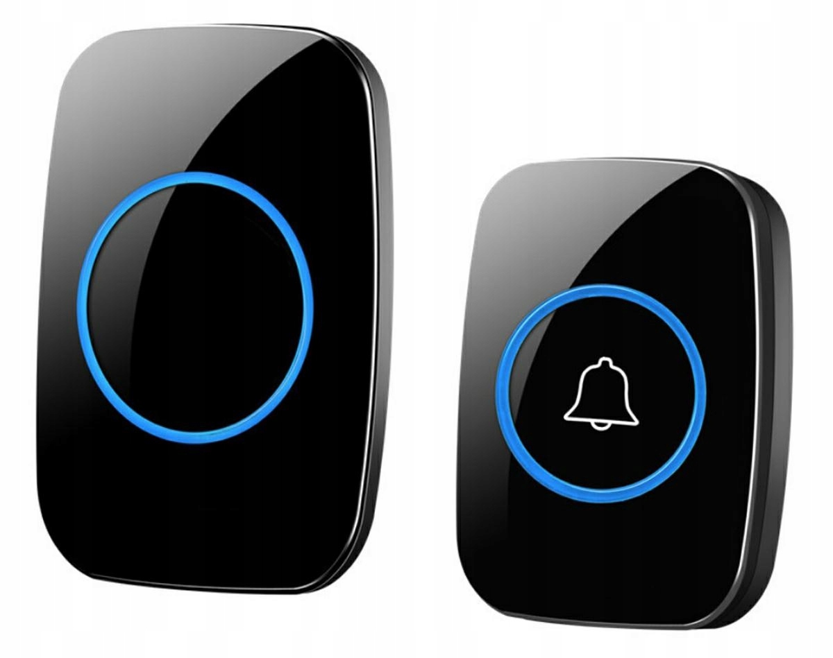 WODOODPORNY DZWONEK BEZPRZEWODOWY DO DRZWI FURTKI IP44 do 300m 110dB