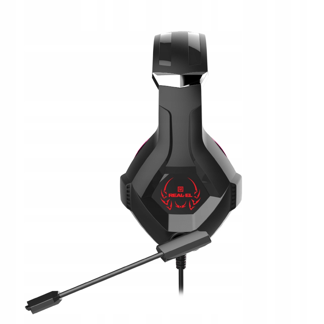 Słuchawki nauszne REAL-EL GDX-7575 Kolor czarny