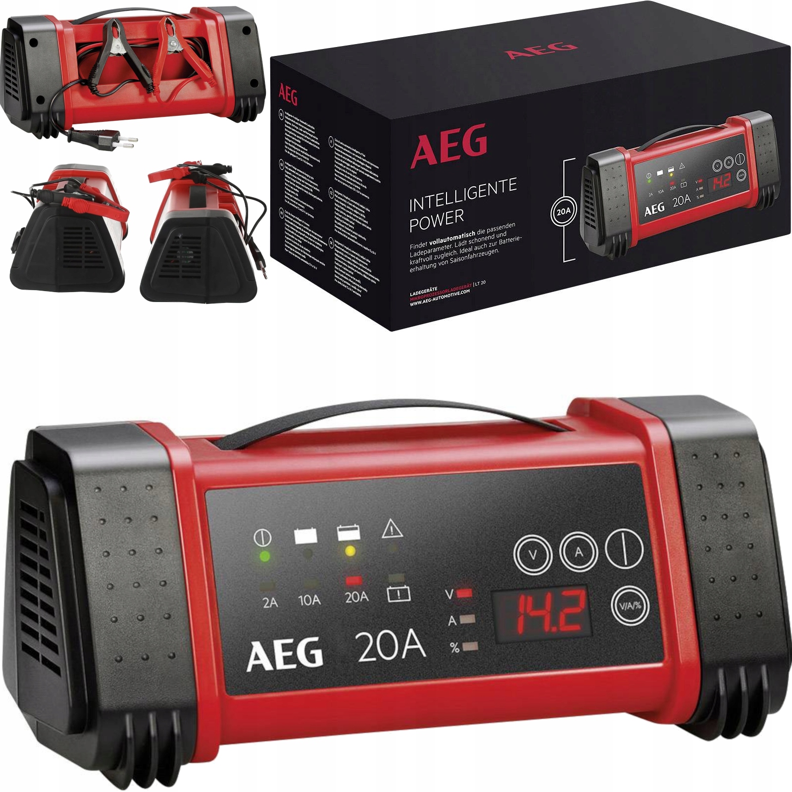 

Ładowarka Prostownik 12V 20A do akumulatorów Agm