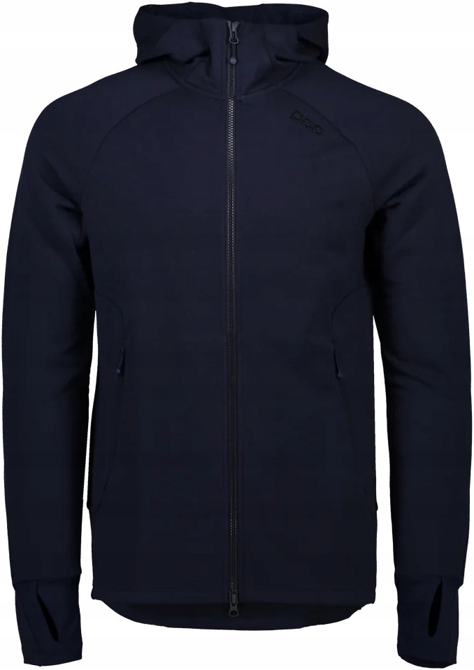 Bluza Narciarska Poc Merino Zip Hood r. M Turmaline Navy