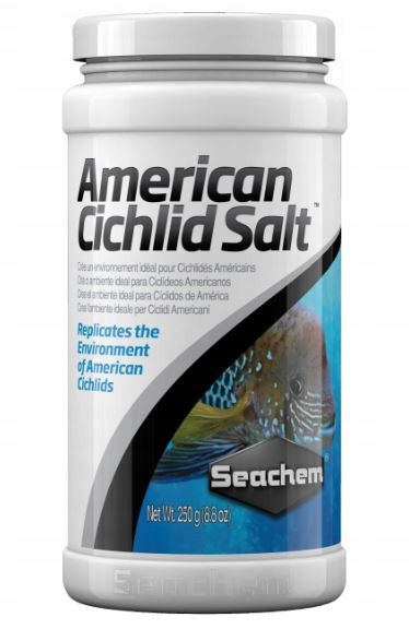 Levně Seachem American Cichlid Salt Sůl Pro Americké Cichlidy A Ryby 250 G