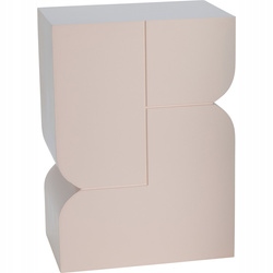 Pomocný Stolek Mdf 30,5 X 20 X 42,5 CM Barva Taupe Do Interiéru