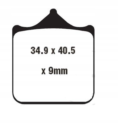 Brzdové doštičky predné Ebc FA604/4HH Bmw S 1000 Rr