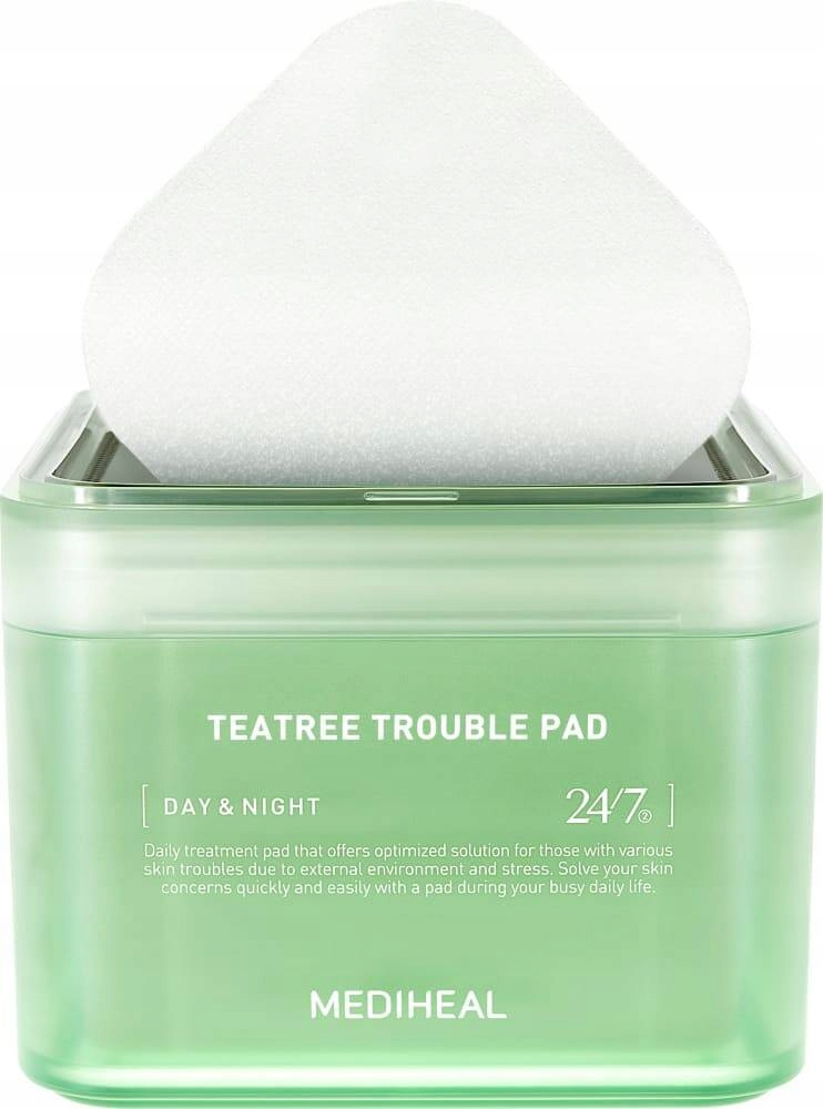 Mediheal Teatree Trouble Pad Tonizující Vločky Na Akné S Čajovníkem