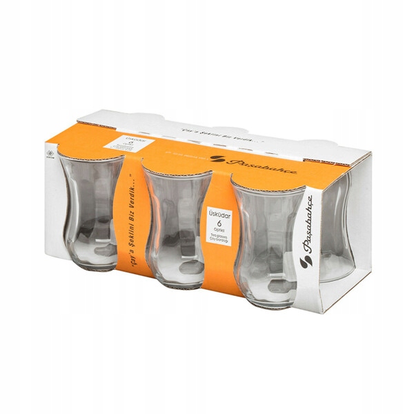 

Tureckie szklanki do herbaty 6 szt.- model Uskudar