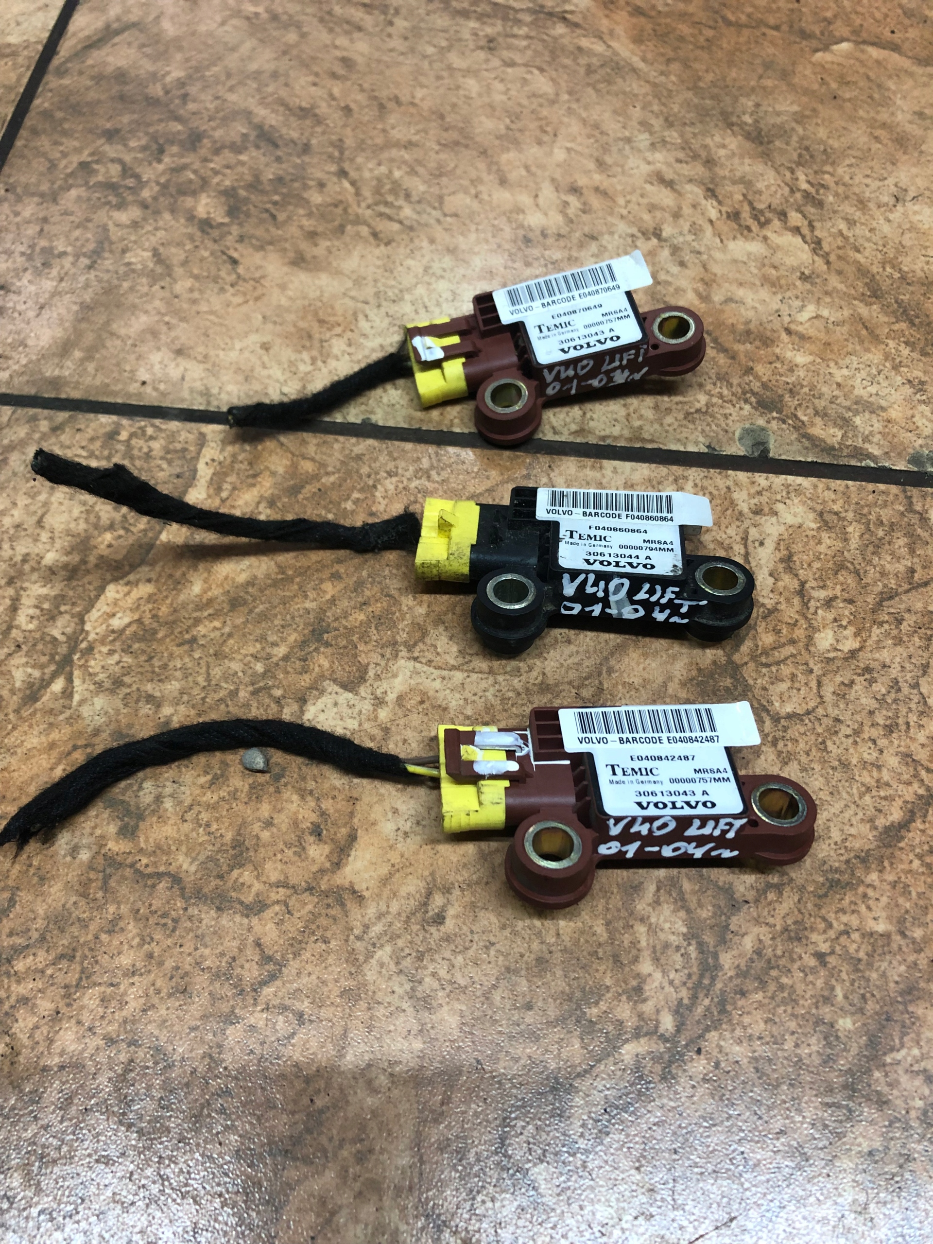 Crashsensor Drucksensor VOLVO V40 30613044A