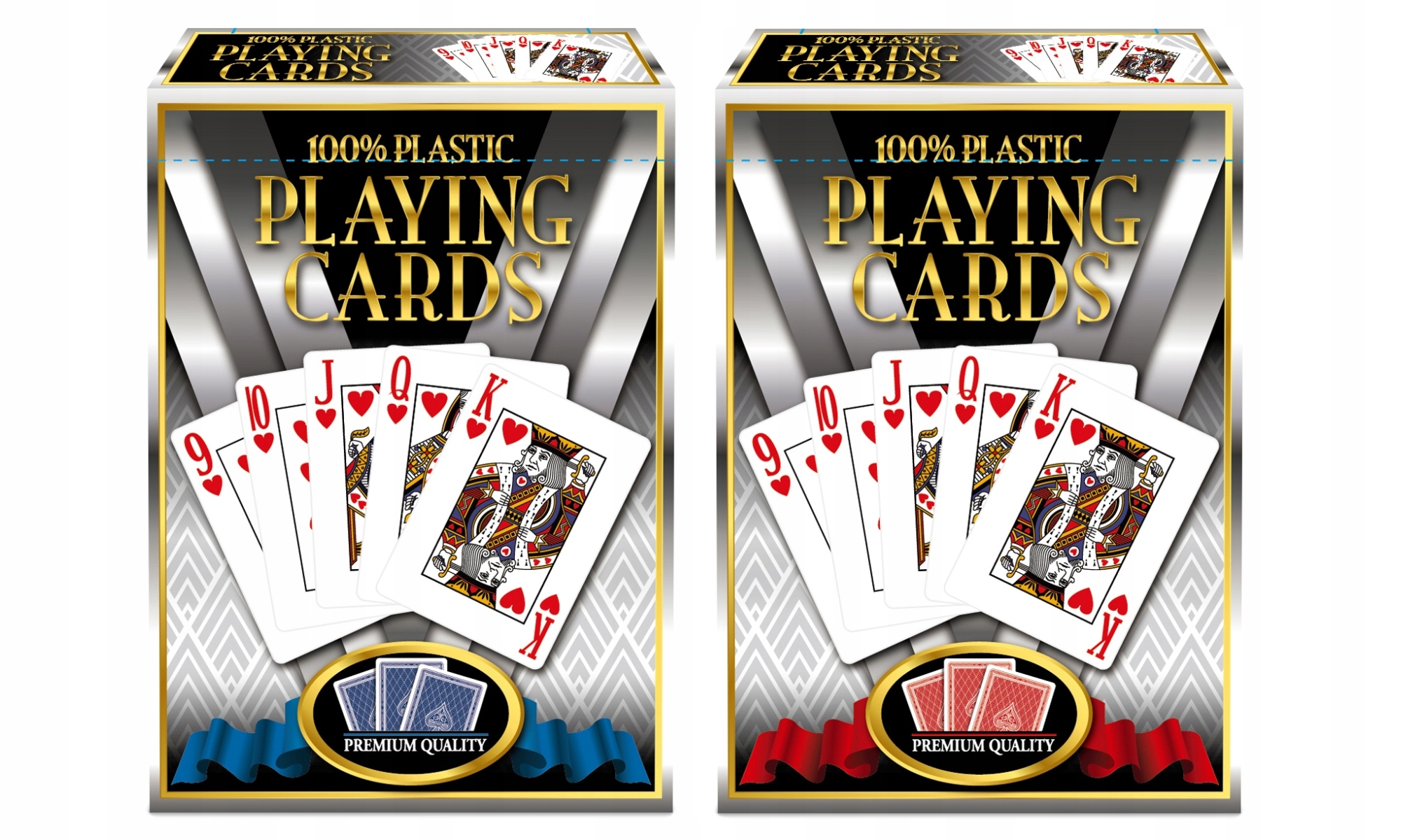 

Lux Karty Talie Do Gry 100% Plastik Poker Brydż