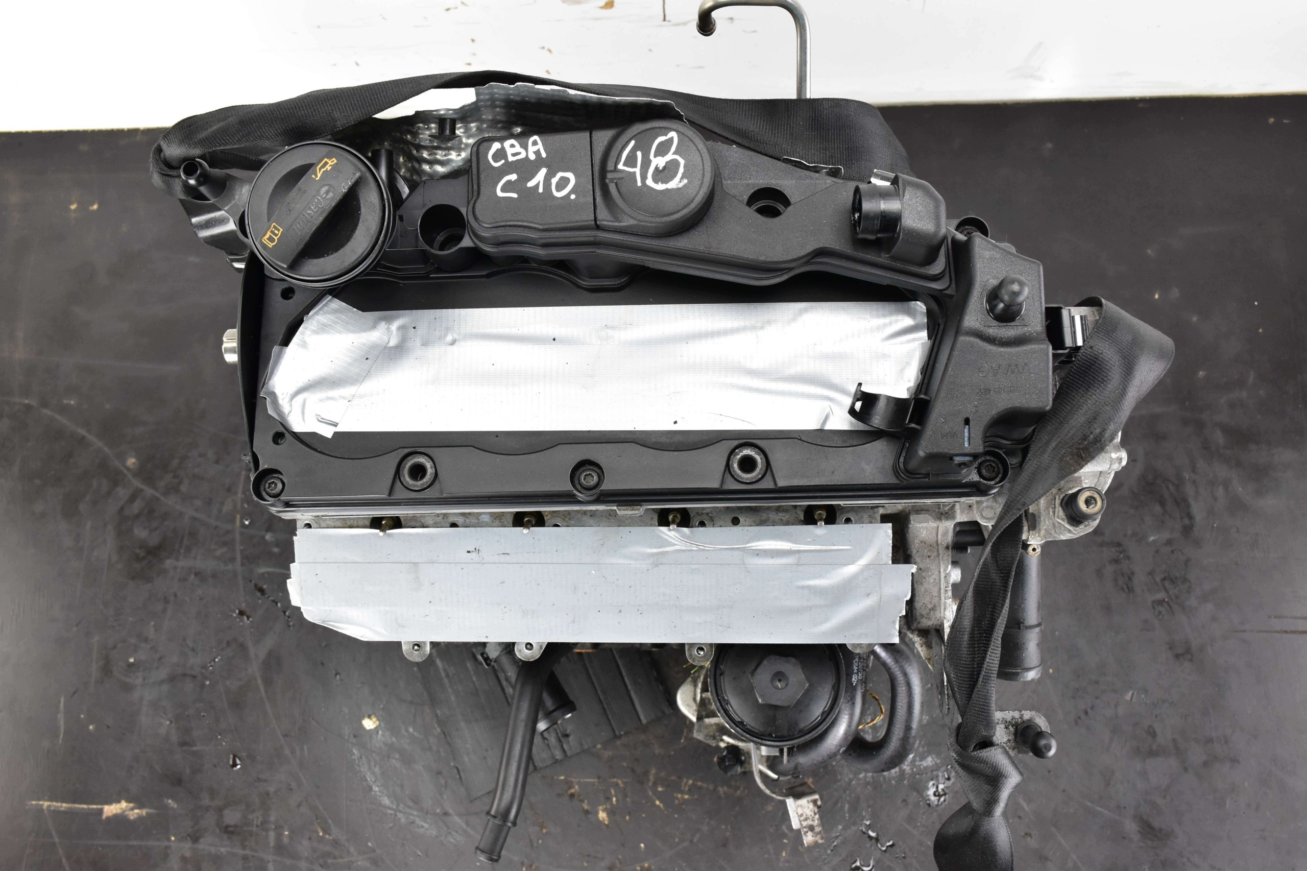 engine VW GOLF VI PASSAT CC B6 AUDI A3 8P 2.0 TDI CBA 08-10r @KOMPRESJA @